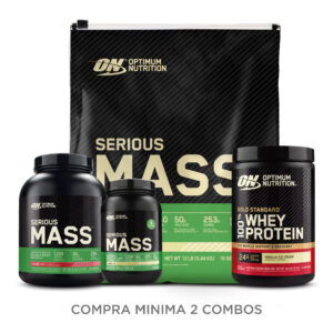 Serious Mass 3 LB, 6 LB y 12 LB + Gold Standard 10 Serv